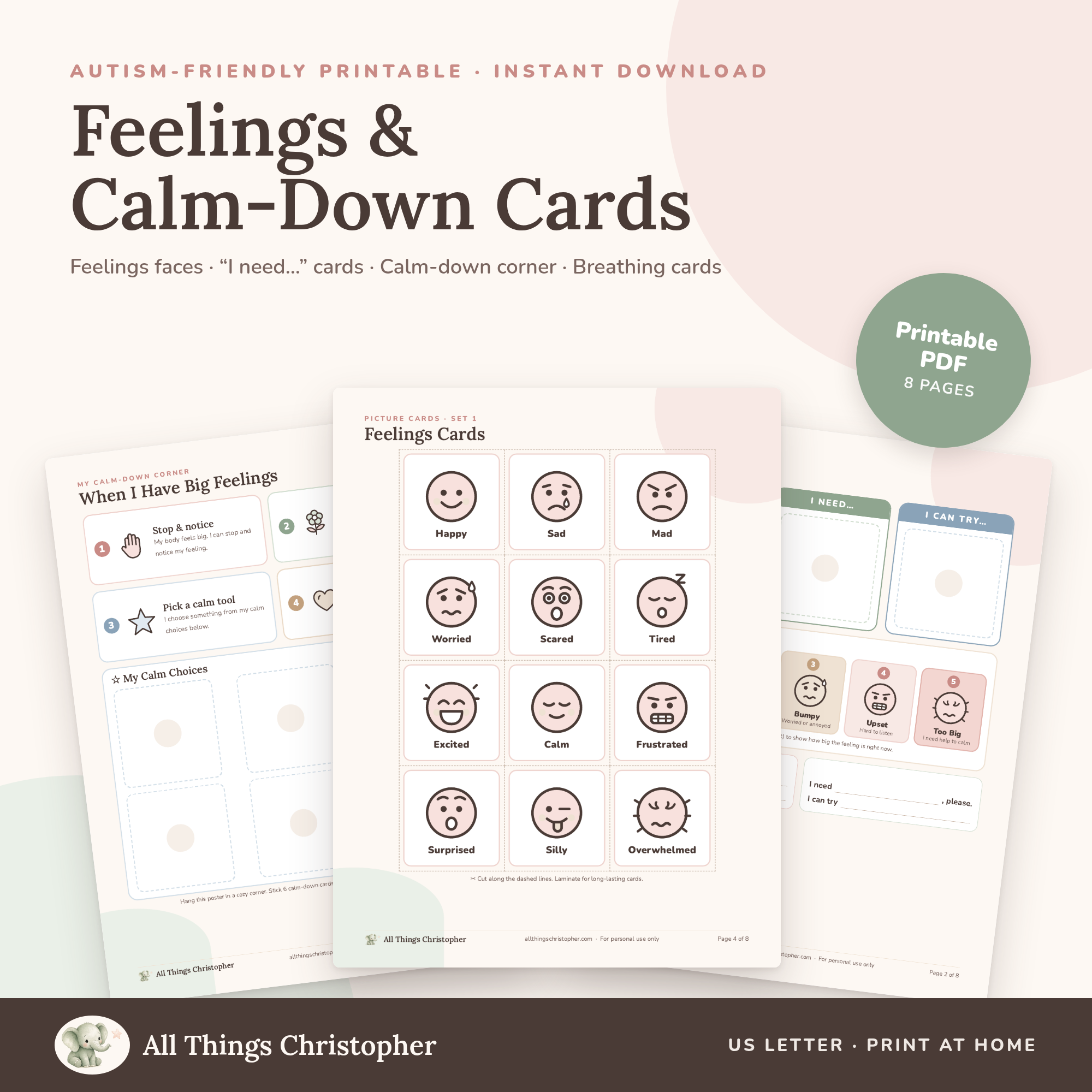 Feelings & Calm-Down Cards