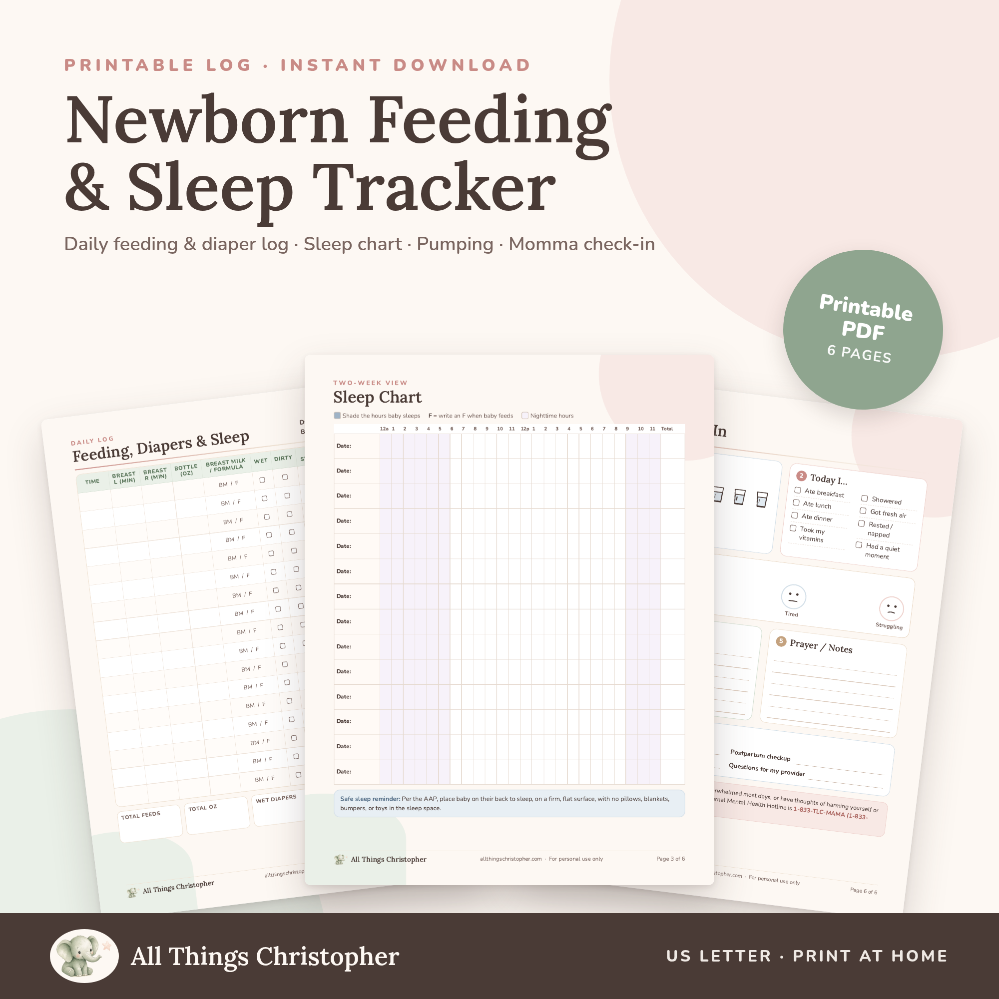 Newborn Feeding & Sleep Tracker