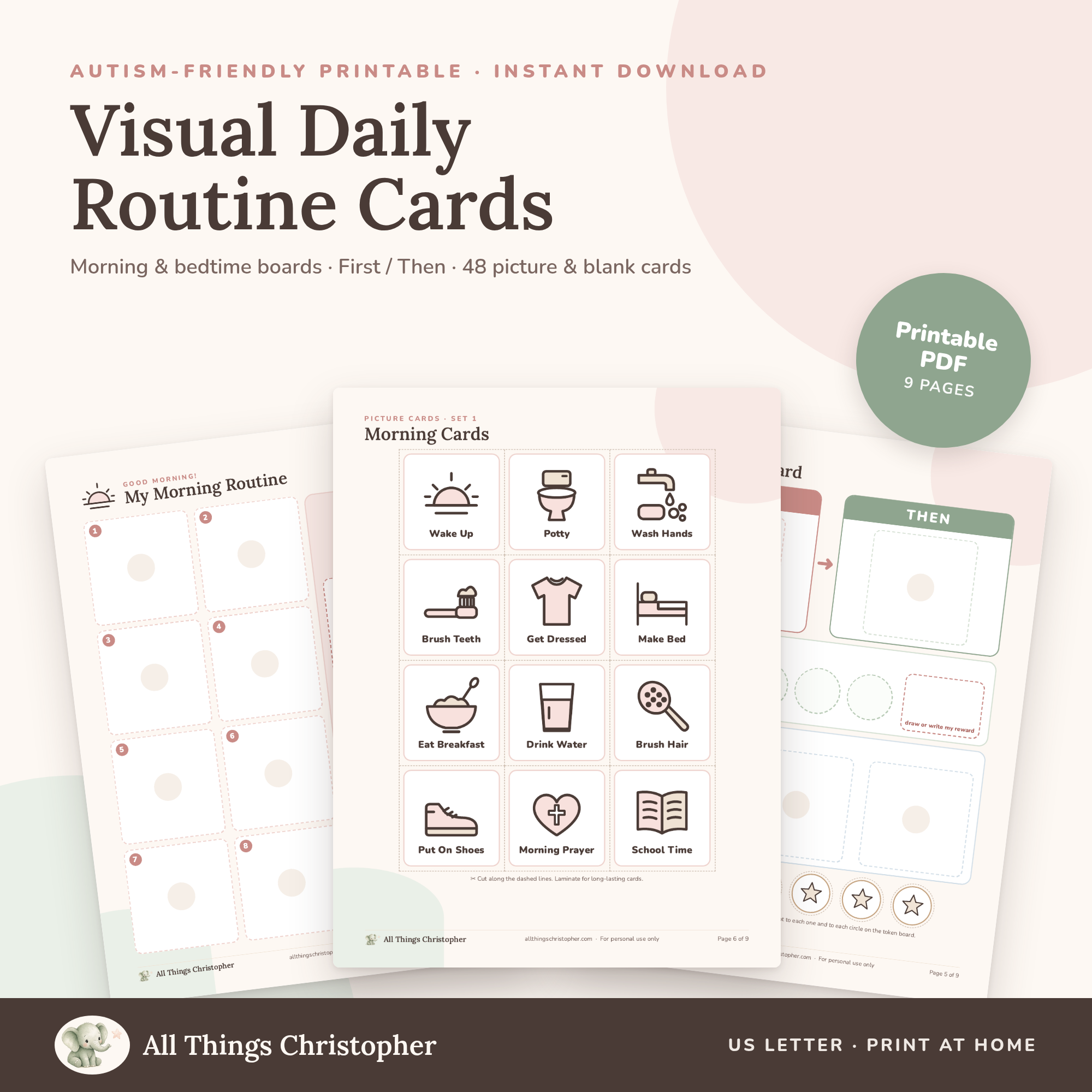 Visual Daily Routine Cards